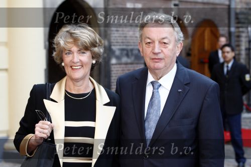 Den Haag 16 september 2008
Prinsjesdag 2008 op het binnenhof.
Gerrit Braks met zijn vrouw