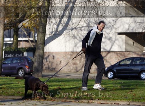 Amsterdam 17 november 2007
Advocaat Gert Jan Knoops aan het hardlopen met zijn hond.