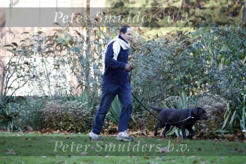 Amsterdam 17 november 2007
Advocaat Gert Jan Knoops aan het hardlopen met zijn hond.
