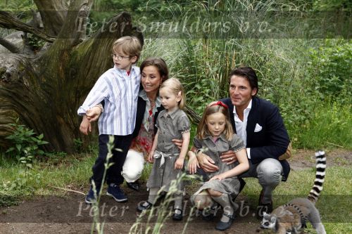 Apeldoorn 30 mei 2008
Prins Maurits Prinses Marilene en hun kinderen Prinses Anna Prins Lucas en Prinses Felicia  tijdens fotoshoot vanwege 10 jarig huwelijk in de apenheul.