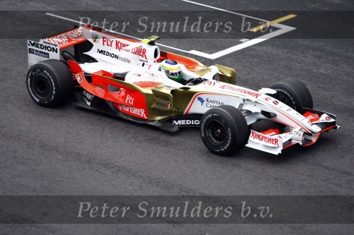 Spa 7 september 2008
Formule 1 Grand Prix van Spa Francochamps. Giancarlo Fisicella
Peter Smulders bv