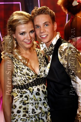 Aalsmeer 15 mei 2009
Dancing with the stars in de studio\'s in Aalsmeer. Gigi Ravelli met danspartner Ewoud Fidom
Peter Smulders bv