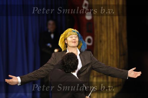 Amsterdam 17 december 2007
Tros Kerstcircus bij afrika afrika . Gijs Staverman en Peter v d Vorst