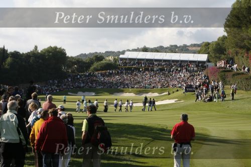 4 November 2007 Valderrama Golfclub ( Spanje )
Finaledag Volvo Masters Seizoen 2007
De Green van Hole 17 van golfbaan Valderrama