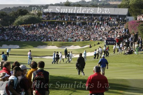 4 November 2007 Valderrama Golfclub ( Spanje )
Finaledag Volvo Masters Seizoen 2007
De Green van Hole 17 van golfbaan Valderrama