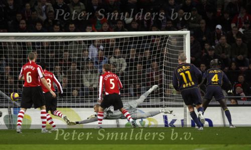 Eindhoven, 8 December 2007 Kompetitie PSV-Roda JC, eindstand 2-4 
Seizoen 2007/2008
Gomes verslagen