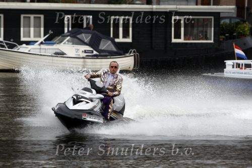 Amsterdam 30 september 2008
Persconferentie van de toppers Rene Froger Gordon en Gerard Joling ivm hun deelname aan het songfestival in het amstel hotel. toppers op jet ski\'s