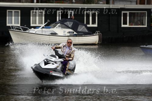 Amsterdam 30 september 2008
Persconferentie van de toppers Rene Froger Gordon en Gerard Joling ivm hun deelname aan het songfestival in het amstel hotel. toppers op jet ski\'s