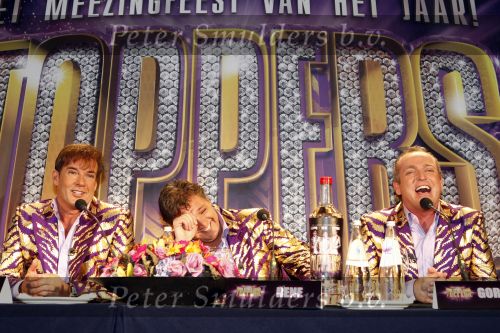 Amsterdam 30 september 2008
Persconferentie van de toppers Rene Froger Gordon en Gerard Joling ivm hun deelname aan het songfestival in het amstel hotel. toppers op jet ski\'s
Peter Smulders bv
