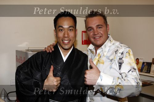 Utrecht 10 april 2008
Uitreiking CD Grad Damen in het fc Utrecht stadion. Hayashi van de uri geller show