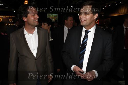 Amsterdam 31 maart 2009
Jan Peter Balkenende tijdens de openingsavond van de auto Rai. JP met Guido den Aantrekker
Peter Smulders bv