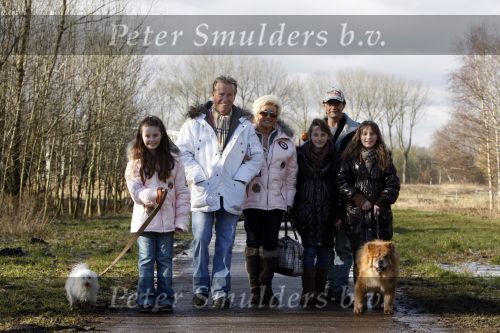 Diemen 14  februari 2009
Wandeltocht voor honden in het diemer bos. Hanny en Ton Veerkamp met zoon en kleinkinderen
Peter Smulders bv