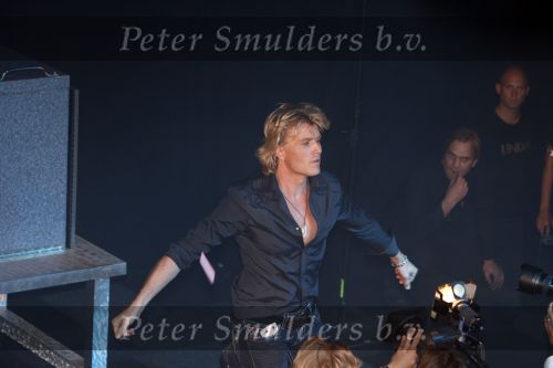 Amsterdam 15 september 2008
Feestje ivm de 50e Linda magazine op boot de ocean diva. 
Linda en Hans Klok