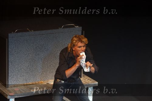 Amsterdam 15 september 2008
Feestje ivm de 50e Linda magazine op boot de ocean diva. 
Linda en Hans Klok