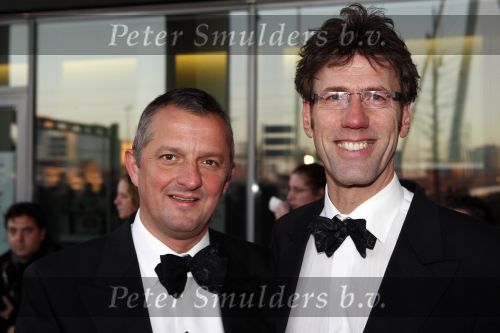 Rotterdam 16 december 2007
premiere Evita in het nieuwe Luxor theater. Hans Schiffers met vriend