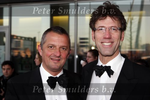 Rotterdam 16 december 2007
premiere Evita in het nieuwe Luxor theater. Hans Schiffers met vriend
