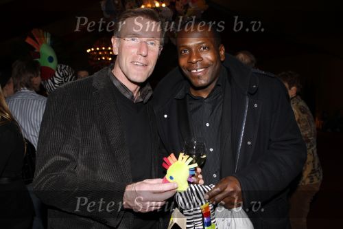 Amsterdam 17 december 2007
Tros Kerstcircus bij afrika afrika . hans v Breukelen met Stanley Menzo
