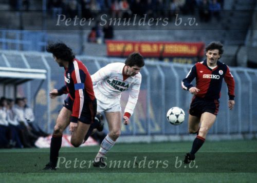 2 Januari 1983 
De Selektie van Helmond Sport op bezoek in Italie
met Harry Lubse in aktie