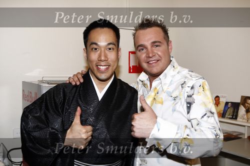 Utrecht 10 april 2008
Uitreiking CD Grad Damen in het fc Utrecht stadion. Hayashi van de uri geller show