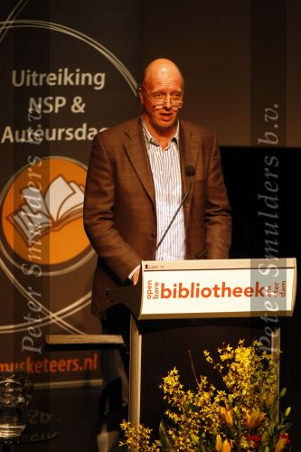 Amsterdam 27 februari 2008
Haye v d Heyden spreekt bij uitreiking boekenprijs.
Peter Smulders bv