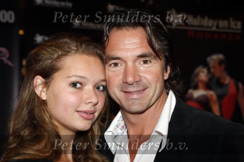 Rotterdam 25 oktober 2007
Premiere Holiday on ice in ahoy. Hein Vergeer met  dochter