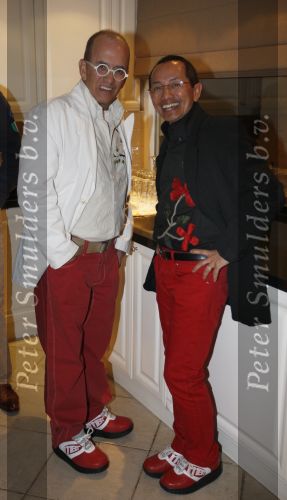 Eindhoven, 21 Maart 2009 Henk Eijsbouts met zijn partner Dono Hardjowisastro