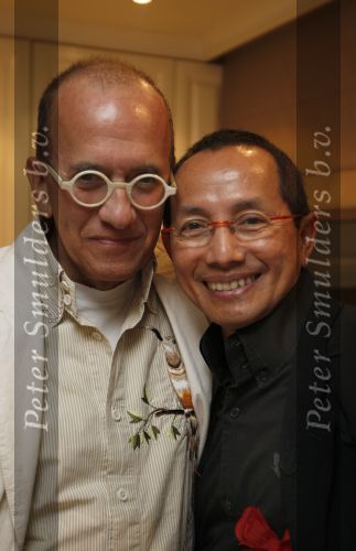 Eindhoven, 21 Maart 2009 Henk Eijsbouts met zijn partner Dono Hardjowisastro