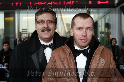 Rotterdam 16 december 2007
premiere Evita in het nieuwe Luxor theater. 
Henk Krol met zijn man Reon Nettenbreijers