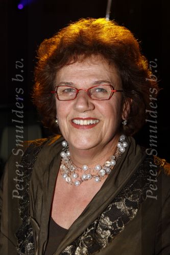 Hilversum 28 januari 2008
Henny Stoel bij uitreiking gouden beelden in beeld en geluid.