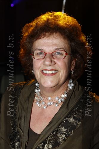 Hilversum 28 januari 2008
Henny Stoel bij uitreiking gouden beelden in beeld en geluid.