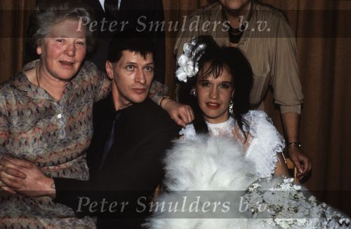Trouwen Herman Brood met Xandra Brood