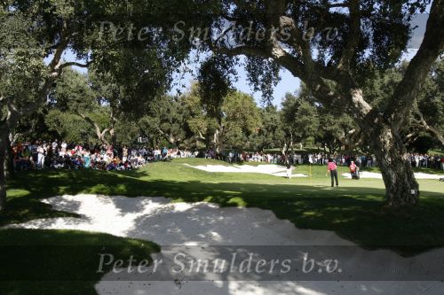 4 November 2007 Valderrama Golfclub ( Spanje )
Finaledag Volvo Masters Seizoen 2007
Green van Hole 10 Golfbaan Valderrama