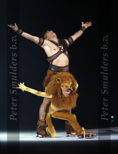 Rotterdam 25 oktober 2007
Premiere Holiday on ice in ahoy. Geert Hoes en Sitah doen mee in de show