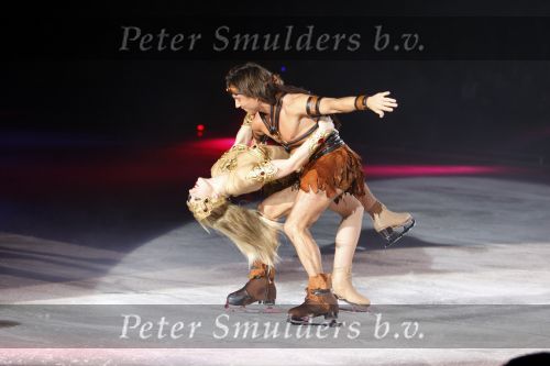 Rotterdam 25 oktober 2007
Premiere Holiday on ice in ahoy. Geert Hoes en Sitah doen mee in de show