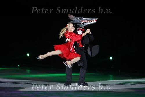 Rotterdam 25 oktober 2007
Premiere Holiday on ice in ahoy. Geert Hoes en Sitah doen mee in de show