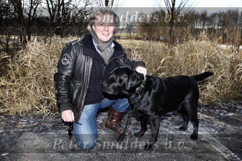 Diemen 14 februari 2009
Huub en resie Stapel en hun hond Nero doen mee met tocht voor het goede doel ivm honden in het Diemer Bos.
Peter Smulders bv