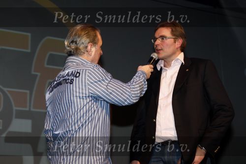 Hilversum 18 mei 2008
Huub Stapel presenteert  presentatie Magusta race team in studio 21. Gijsbert Spilt is teameigenaar en Jan Ypema direkteur van Magusta motors.
Peter Smulders bv