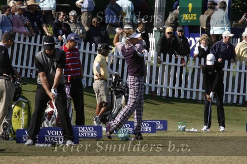 4 November 2007 Valderrama Golfclub ( Spanje )
Finaledag Volvo Masters Seizoen 2007
Ian Poulter op de driving Range