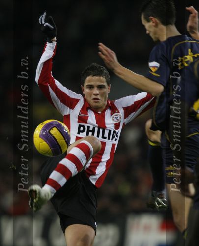 Eindhoven, 8 December 2007 Kompetitie PSV-Roda JC, eindstand 2-4 
Seizoen 2007/2008
Ibrahim Afellay