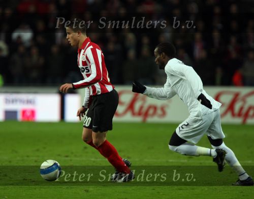 Eindhoven, 12 Maart 2008
UEFA 1/8 finale PSV-Tottenham Hotspur FC, eindstand 0-1
PSV wint na verlenging en straschoppen met 6-5 en gaat door naar de 1/4 Finale
Ibrahim Afellay