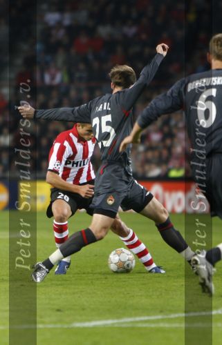 Eindhoven, 19 September 2007 Seizoen 2007/2008 
Eerste wedstrijd Champions League PSV-CSKA Moskou, eindstand 2-1
Ibrahim Afellay