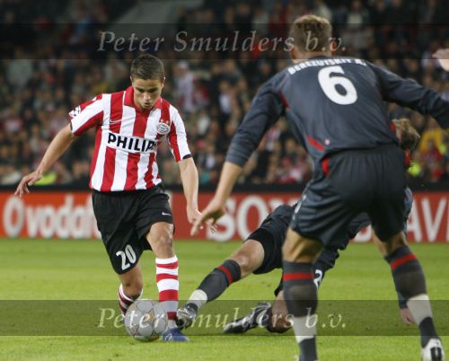 Eindhoven, 19 September 2007 Seizoen 2007/2008 
Eerste wedstrijd Champions League PSV-CSKA Moskou, eindstand 2-1
Ibrahim Afellay
