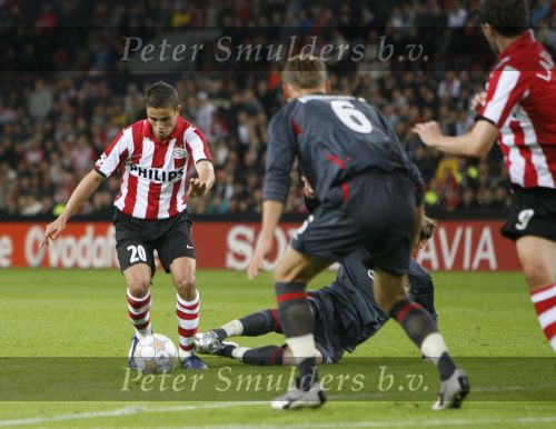 Eindhoven, 19 September 2007 Seizoen 2007/2008 
Eerste wedstrijd Champions League PSV-CSKA Moskou, eindstand 2-1
Ibrahim Afellay