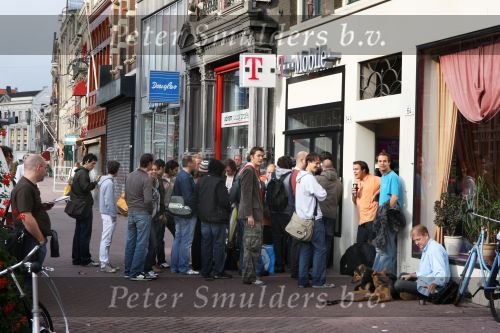 Amsterdam, 11 Juli 2008
Introductie van de Iphone in nederland bij T-Mobile op de Rokin
