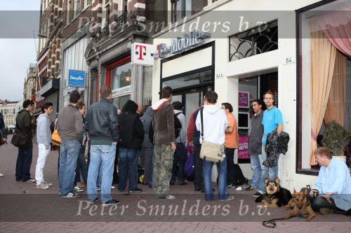 Amsterdam, 11 Juli 2008
Introductie van de Iphone in nederland bij T-Mobile op de Rokin