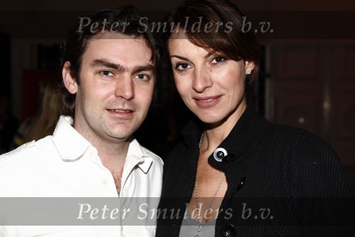 Amsterdam 23 januari 2008
Modeshow Blue Blood tijdens amsterdam fashion week. Irene v d Laar met vriend Sander