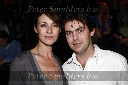 Amsterdam 23 januari 2008
Modeshow Blue Blood tijdens amsterdam fashion week. Irene v d Laar met vriend Sander