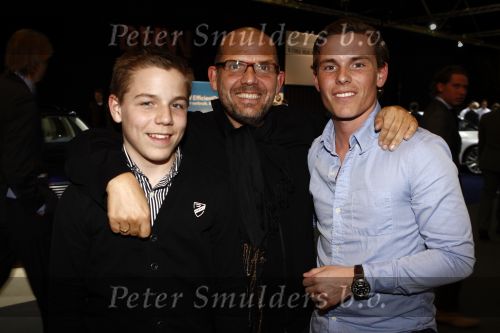 Amsterdam 31 maart 2009
Openingsavond van de auto Rai. Jaap v Zweden met zijn zoons