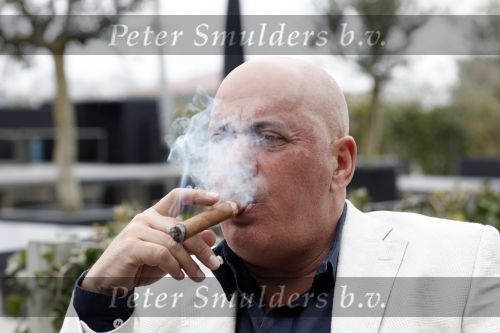 Amstelveen 6 april 2009
Jack v Gelder met sigaar tijdens interview bij special sports.
Peter Smulders bv