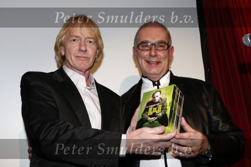 Amsterdam 10 maart 2008
Presentatie dvd box Wim Sonneveld in Carre. Jacques v Veen (l) en Hans v d Woude
Peter Smulders bv